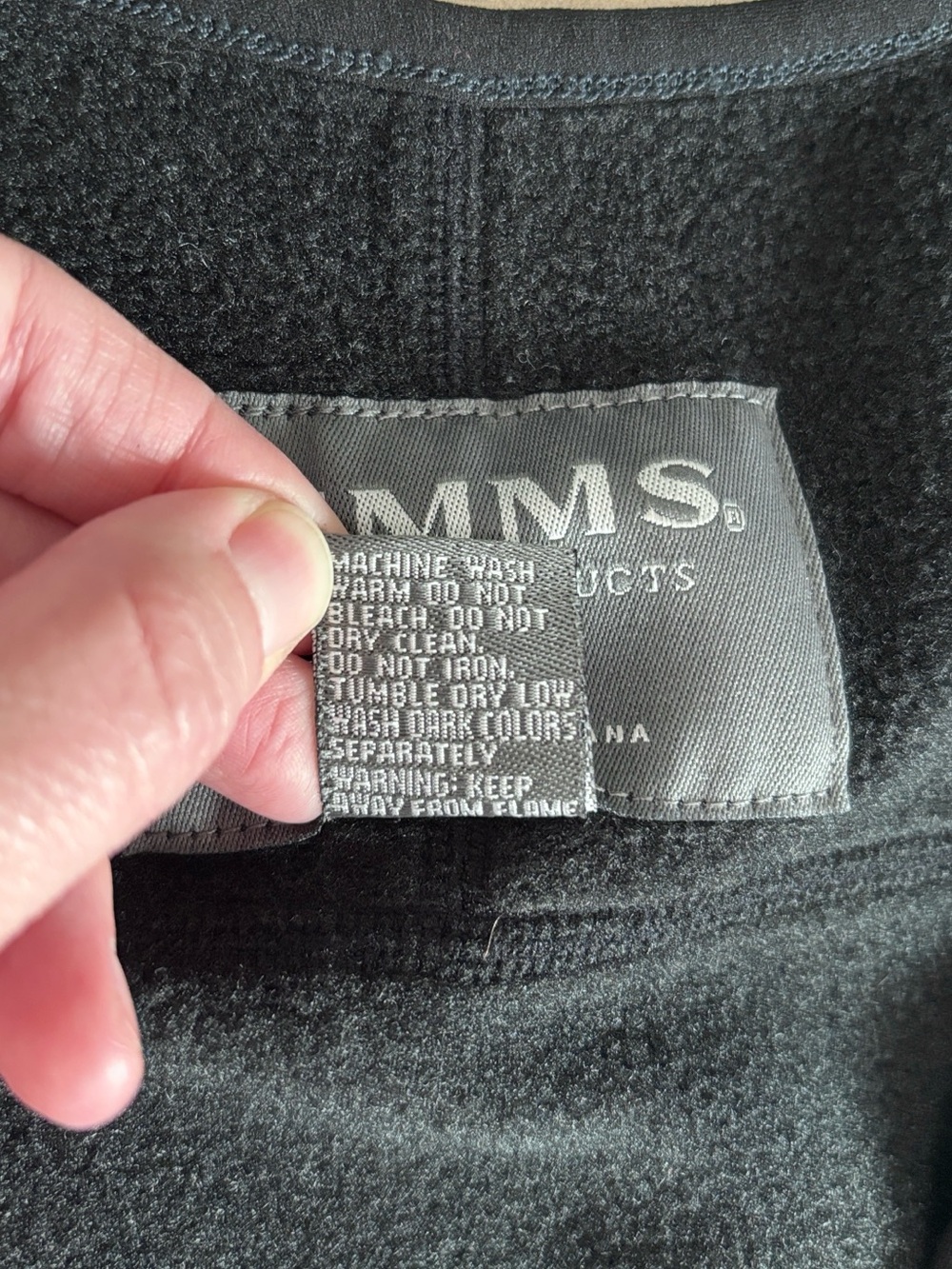 Men’s Simms Fleece Mid Layer Bib Black Fishing Size Medium - Picture 5 of 9